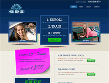 Tablet Screenshot of garfielddrivingschool.com